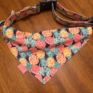 Simply Southern Pineapple Dog Collar and Bandana